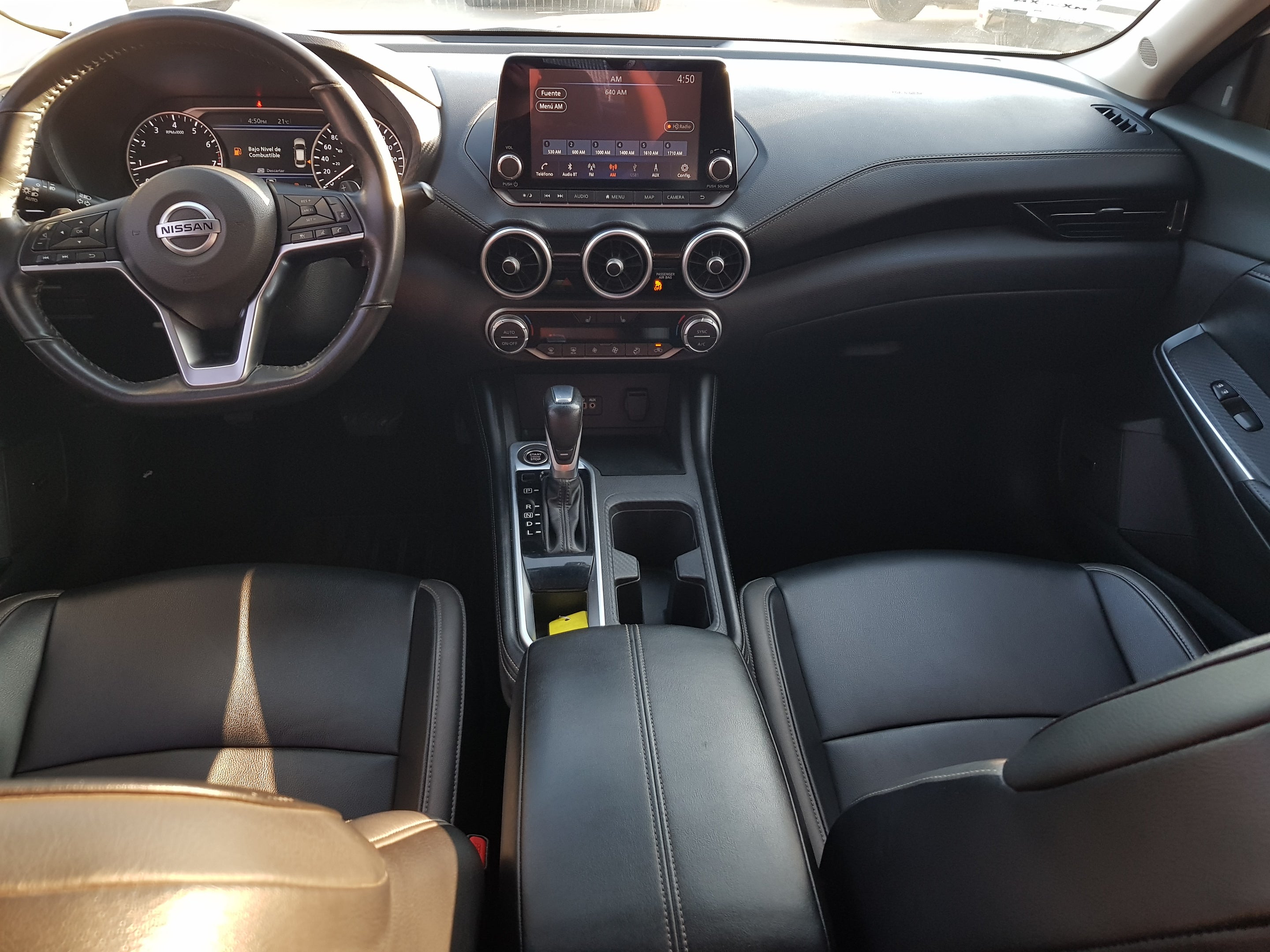 2023 Nissan SENTRA 4 PTS SR PLATINUM CVT AAC AUT ASTOS DEPORTIVOS BOSE PIEL NEGRA QC F LED RA-18